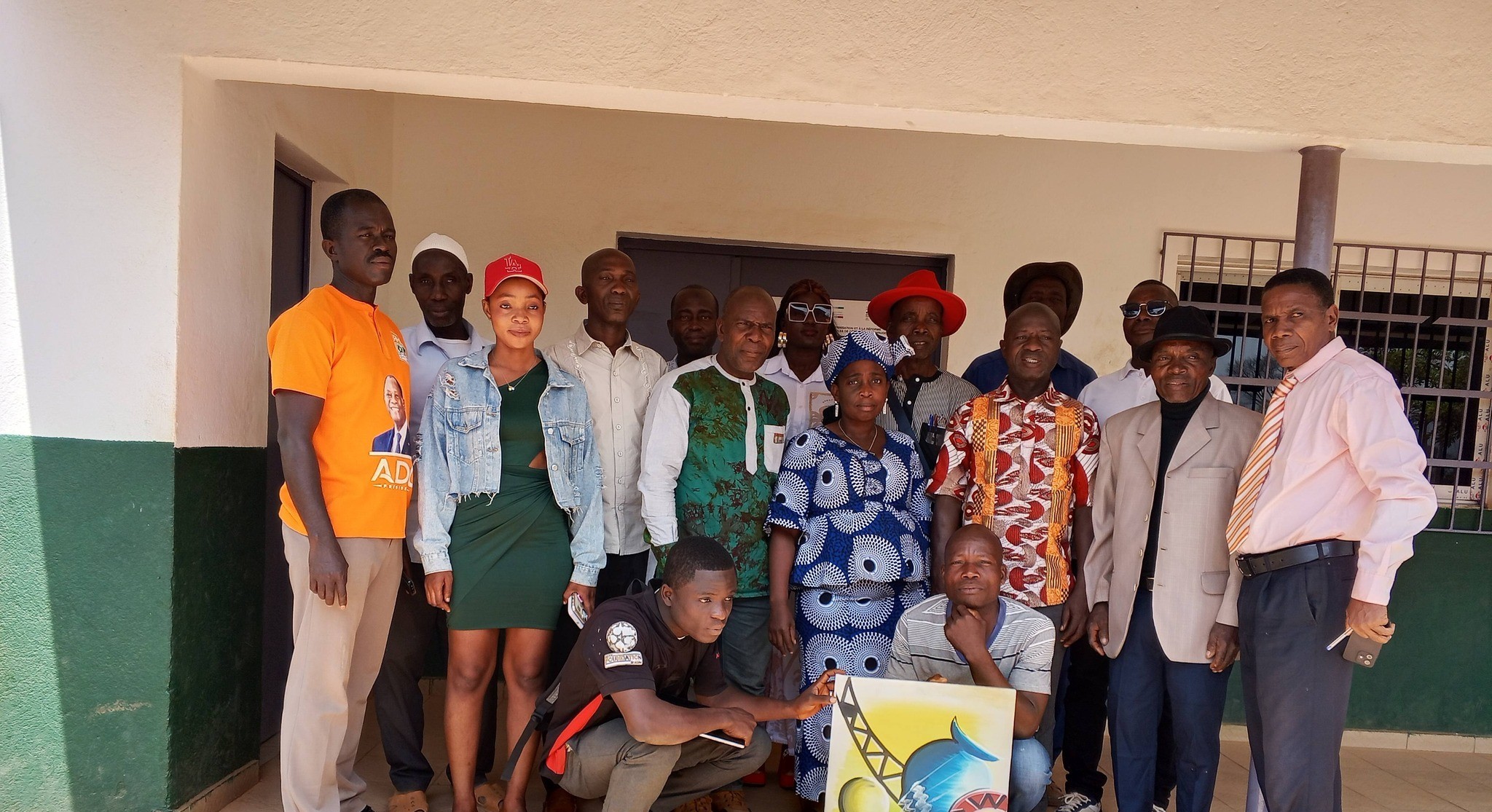 Visite de la Chambre des Métiers de Biankouma au Point de Présence Numérique de Dingouin
